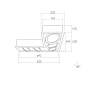 JF-111D-5L Светильник карданный Downlight   -  Встраиваемые светильники 
